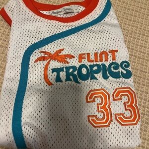 Flint Tropics Kids Jersey - White, Orange, Blue
